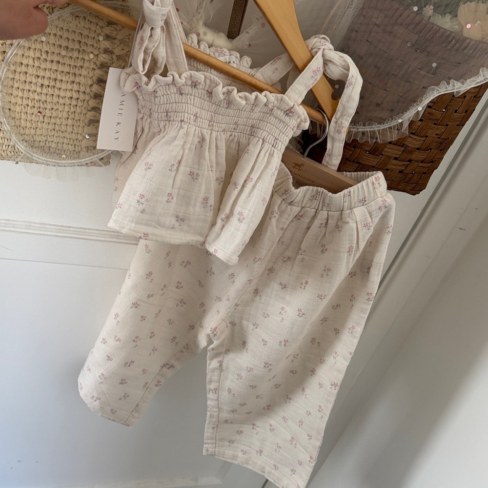 2-3Y Jamie Kay Odette Set Floral Cream